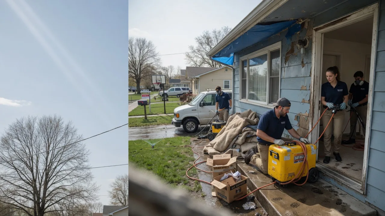 Basement Flood Cleanup in Coffeen, IL near me